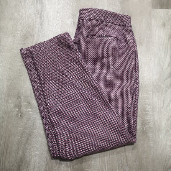 Talbots Heritage Petites Ladies Size 14P Navy & Red Pants - Picture 4 of 12